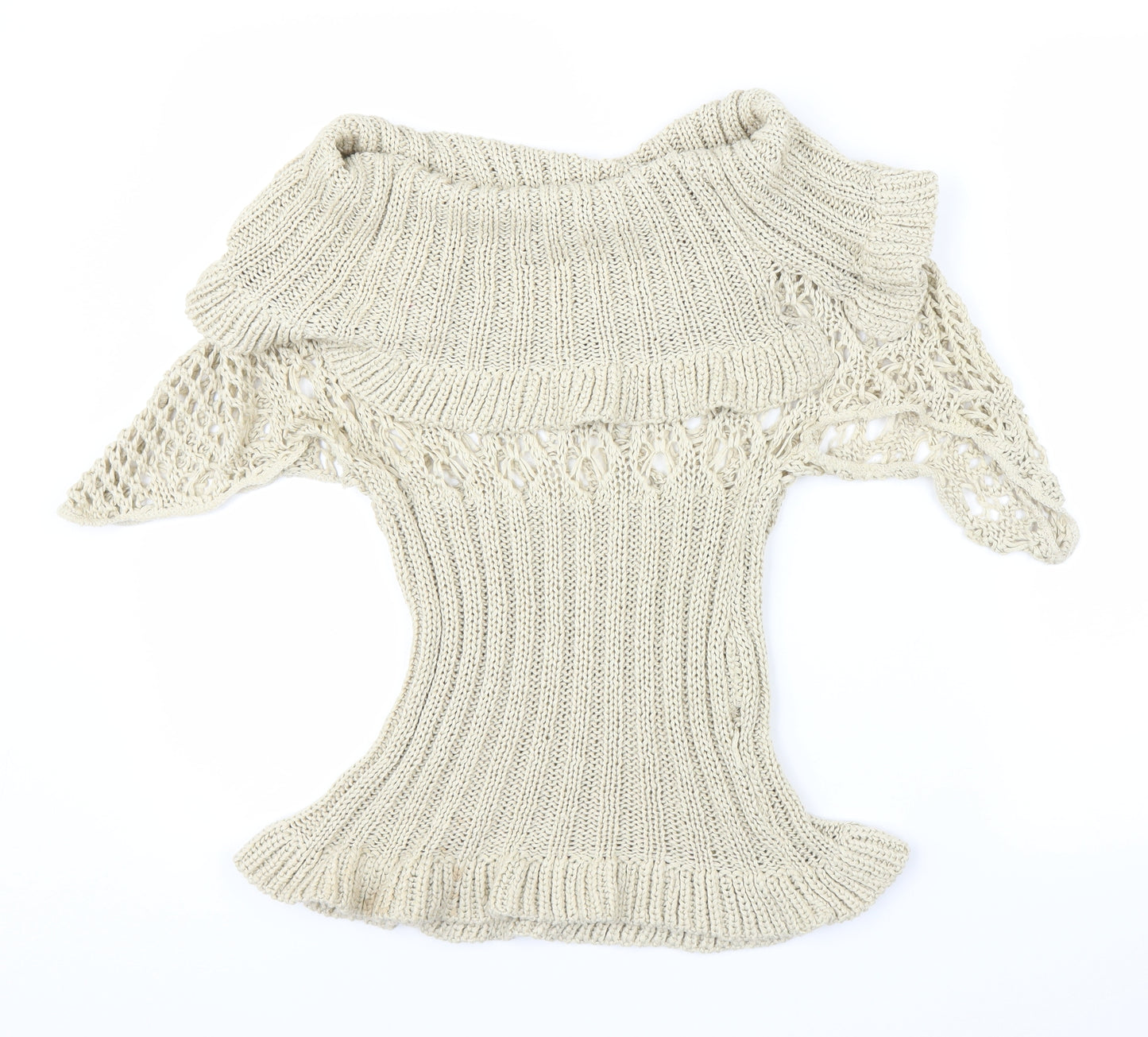 Ogo Womens Beige   Pullover Jumper Size S