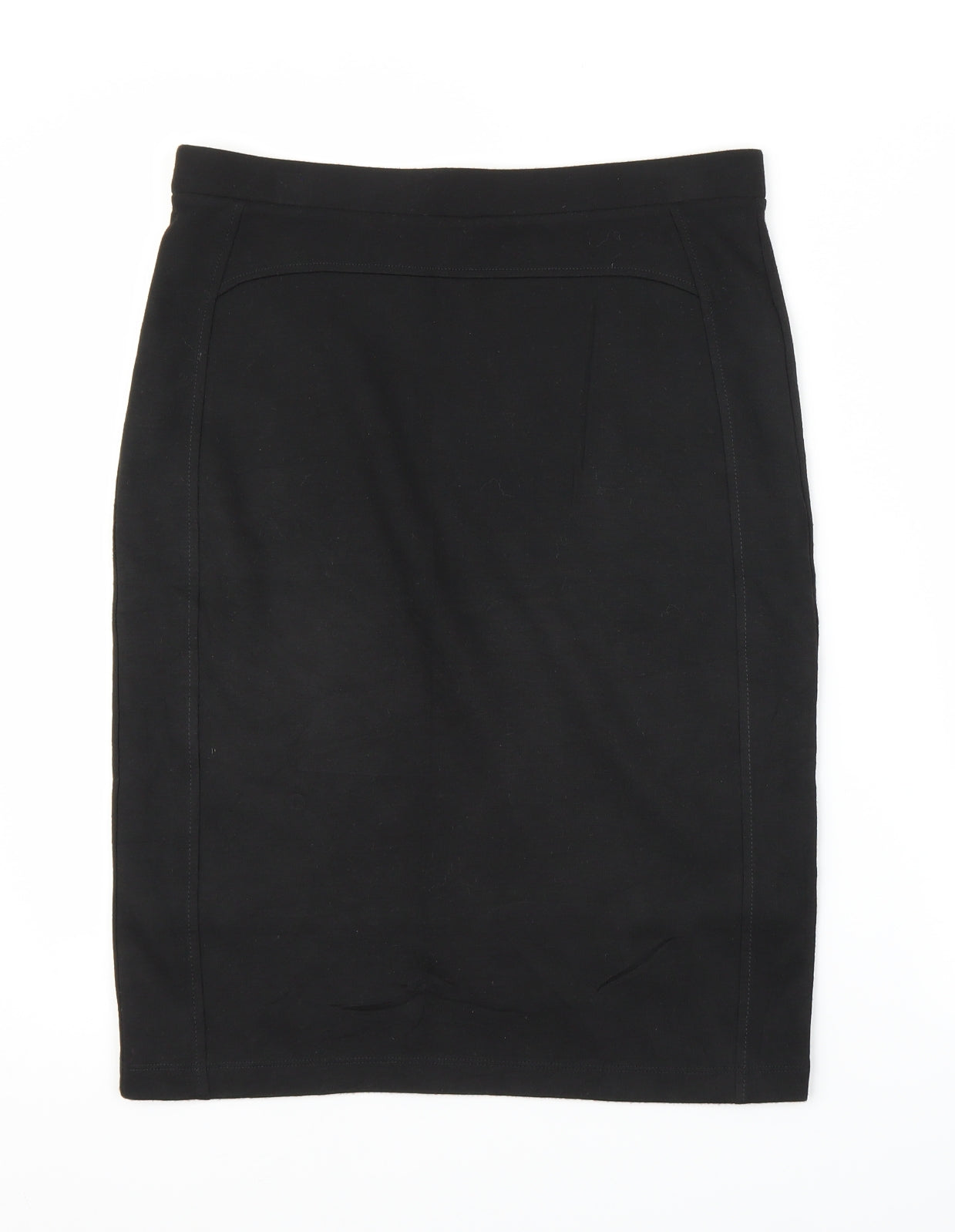 M&S Womens Black   Straight & Pencil Skirt Size 12