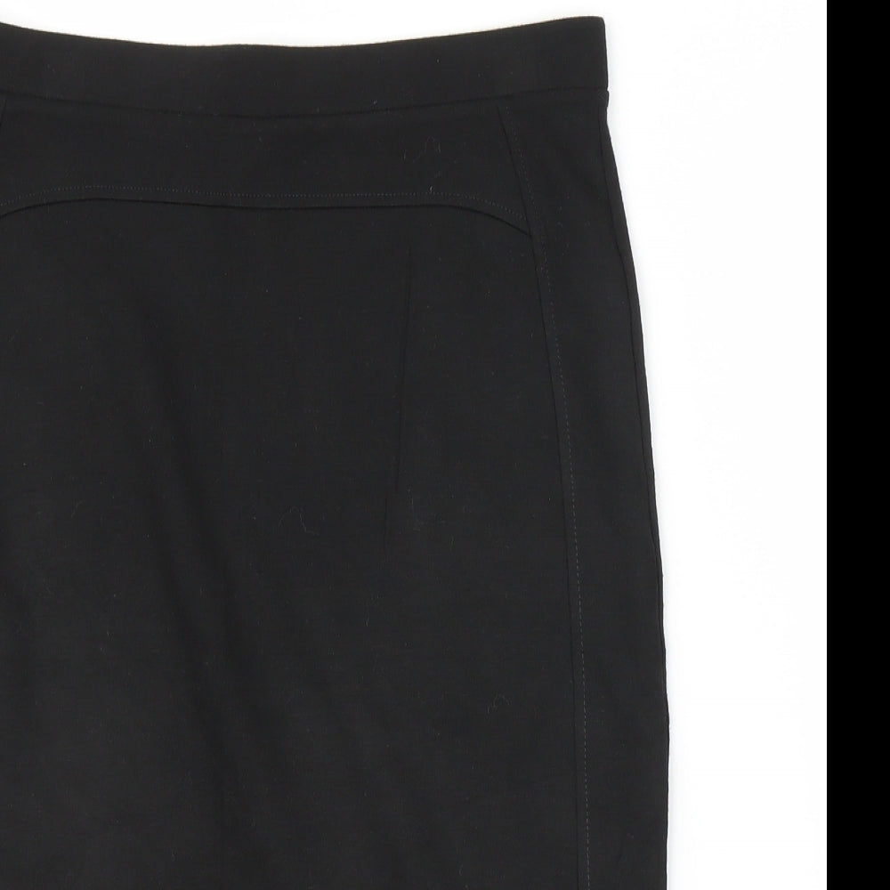 M&S Womens Black   Straight & Pencil Skirt Size 12