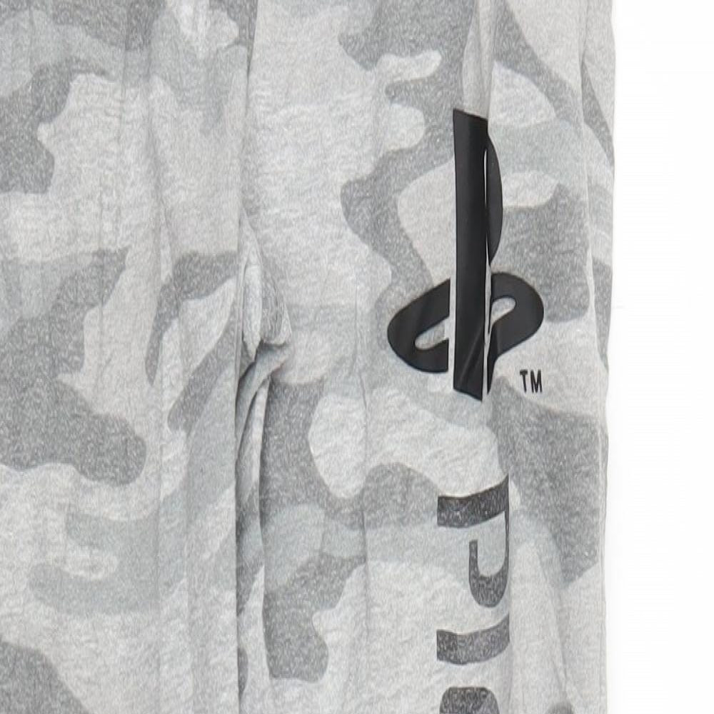 Primark Boys Grey Camouflage  Sweatpants Trousers Size 10-11 Years - PlayStation