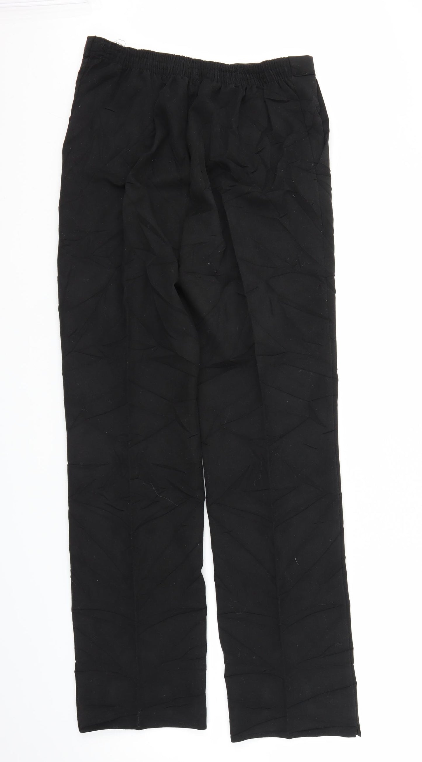 Al Paradise Womens Black   Pedal Pusher Trousers Size 12 L27 in