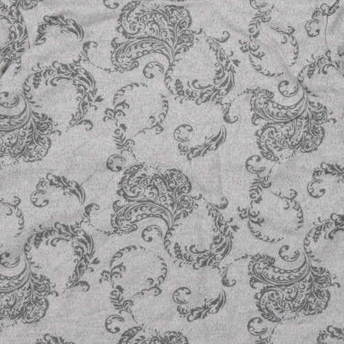 Lily Originals Womens Grey Paisley  Pullover Jumper Size 12