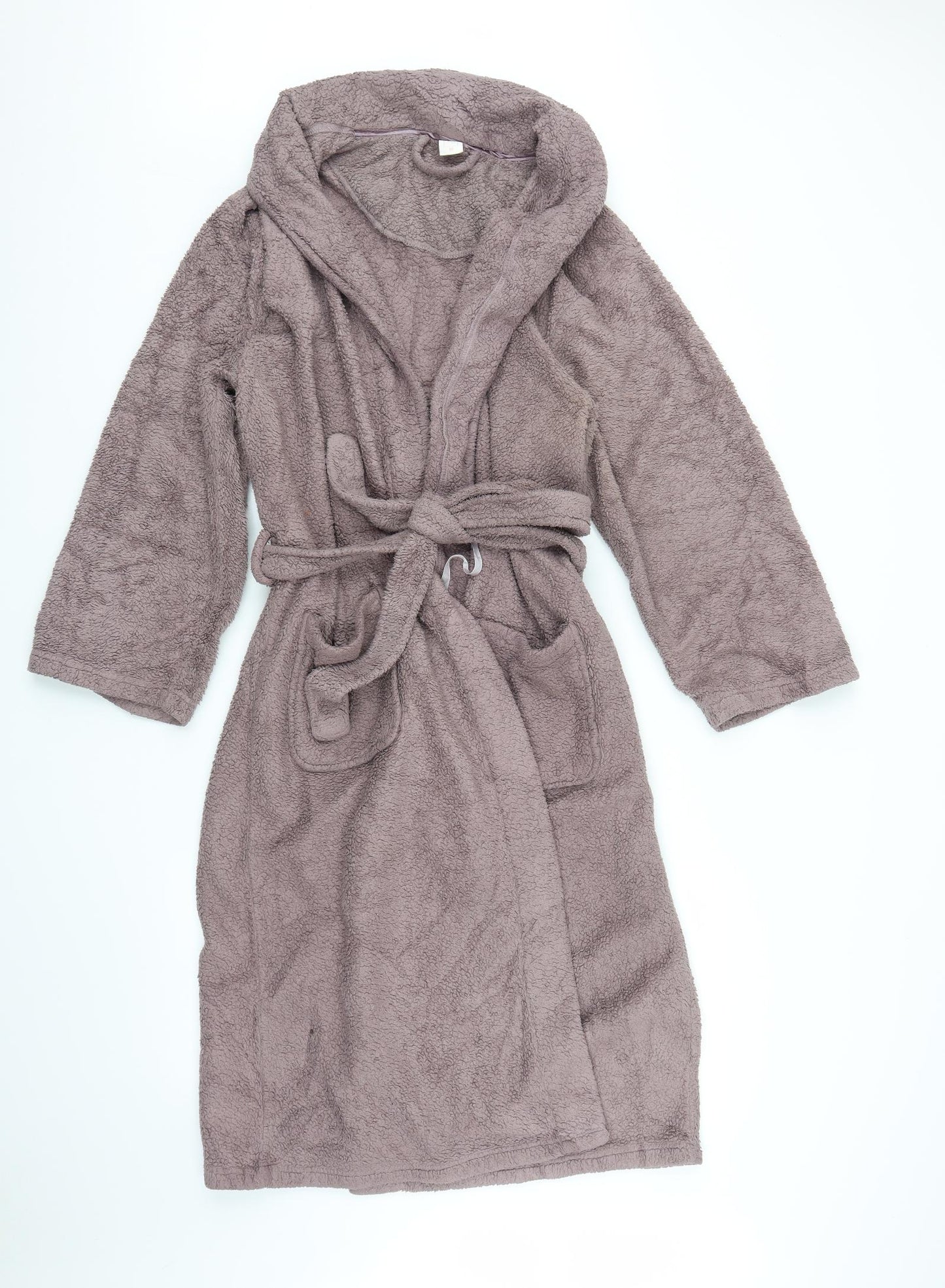 TU Womens Purple  Fleece Capri Robe Size M