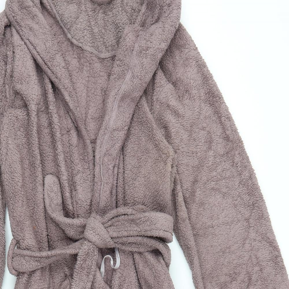 TU Womens Purple  Fleece Capri Robe Size M