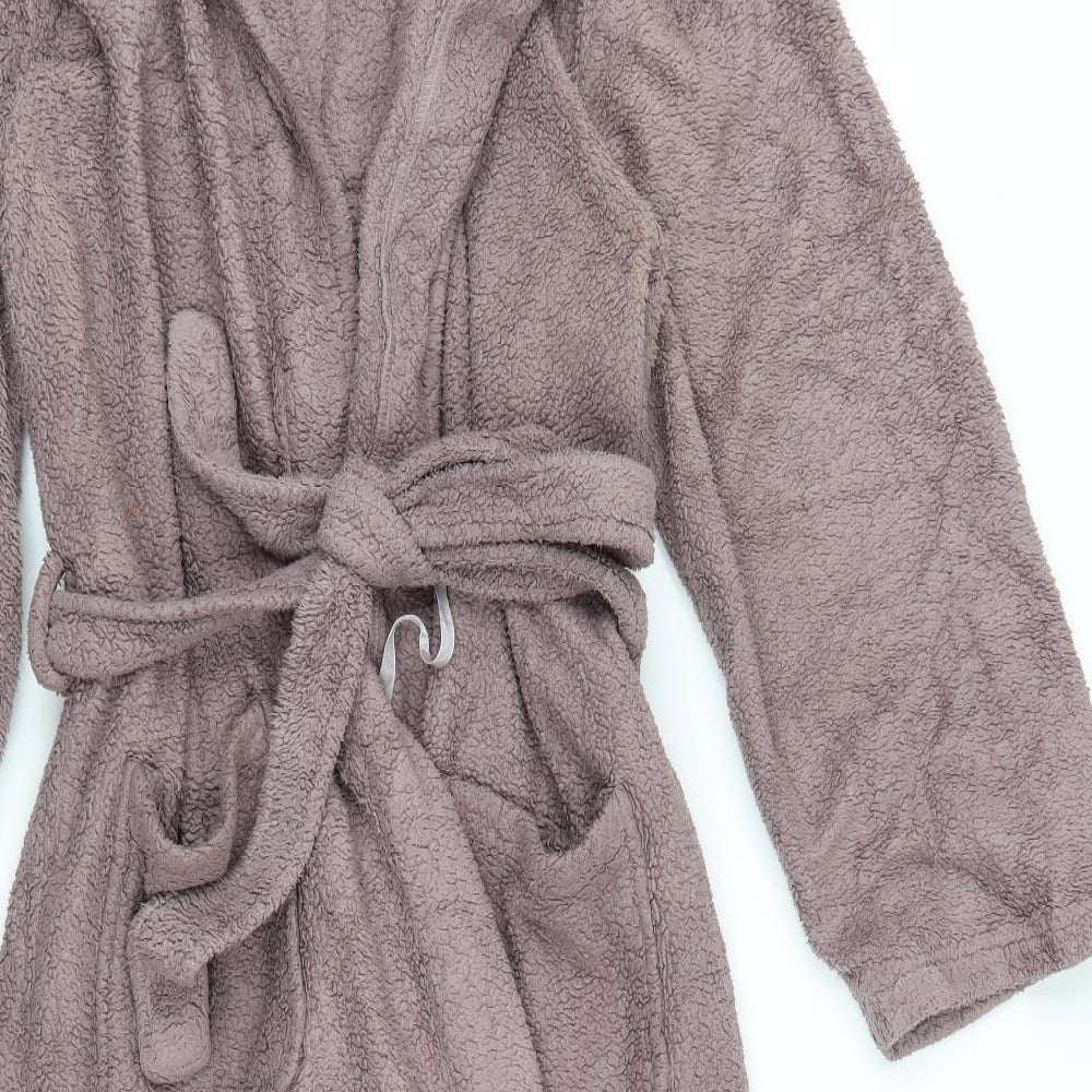 TU Womens Purple  Fleece Capri Robe Size M