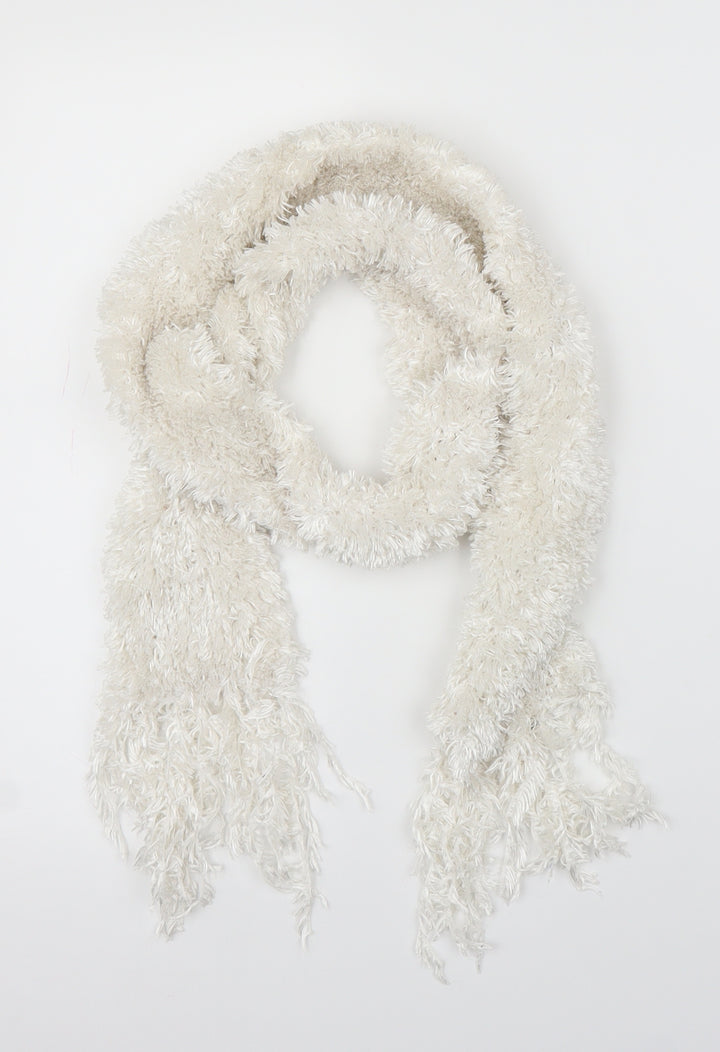Preworn Unisex Ivory Scarf