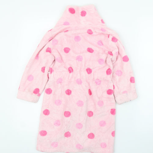 Mini Club Girls Pink Spotted  Capri Robe Size 4-5 Years