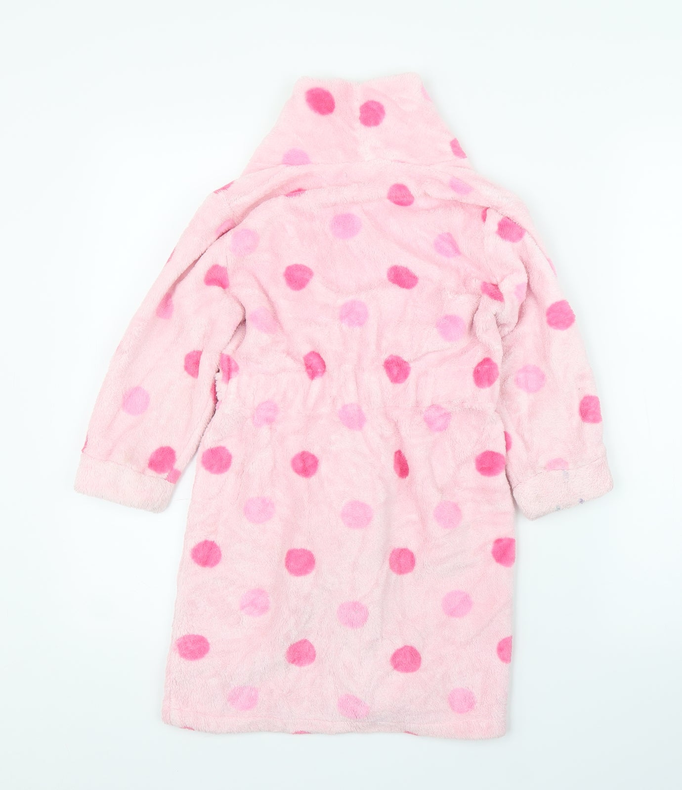 Mini Club Girls Pink Spotted  Capri Robe Size 4-5 Years
