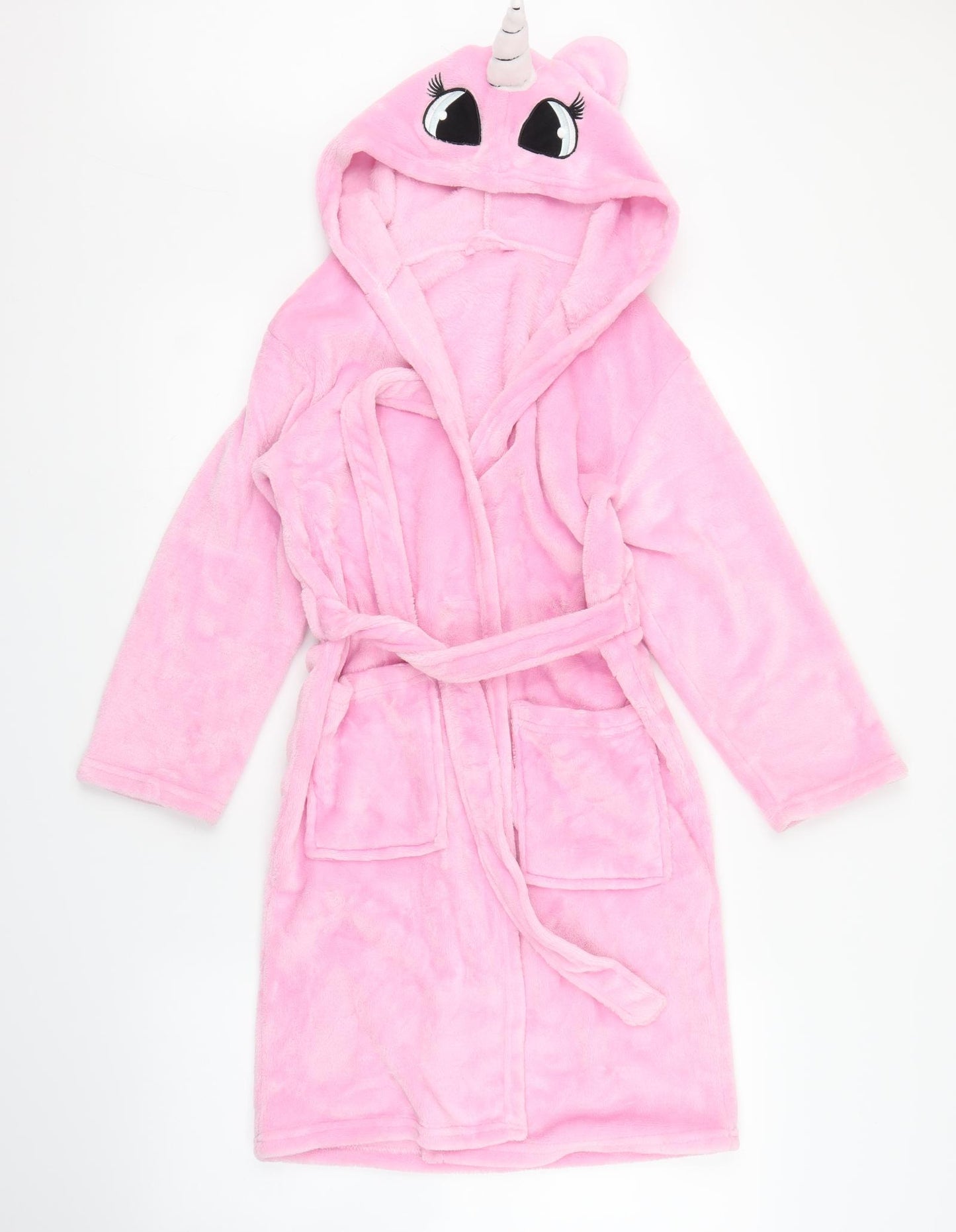 Lily & Dan Girls Pink   Capri Robe Size 9-10 Years  - Unicorn