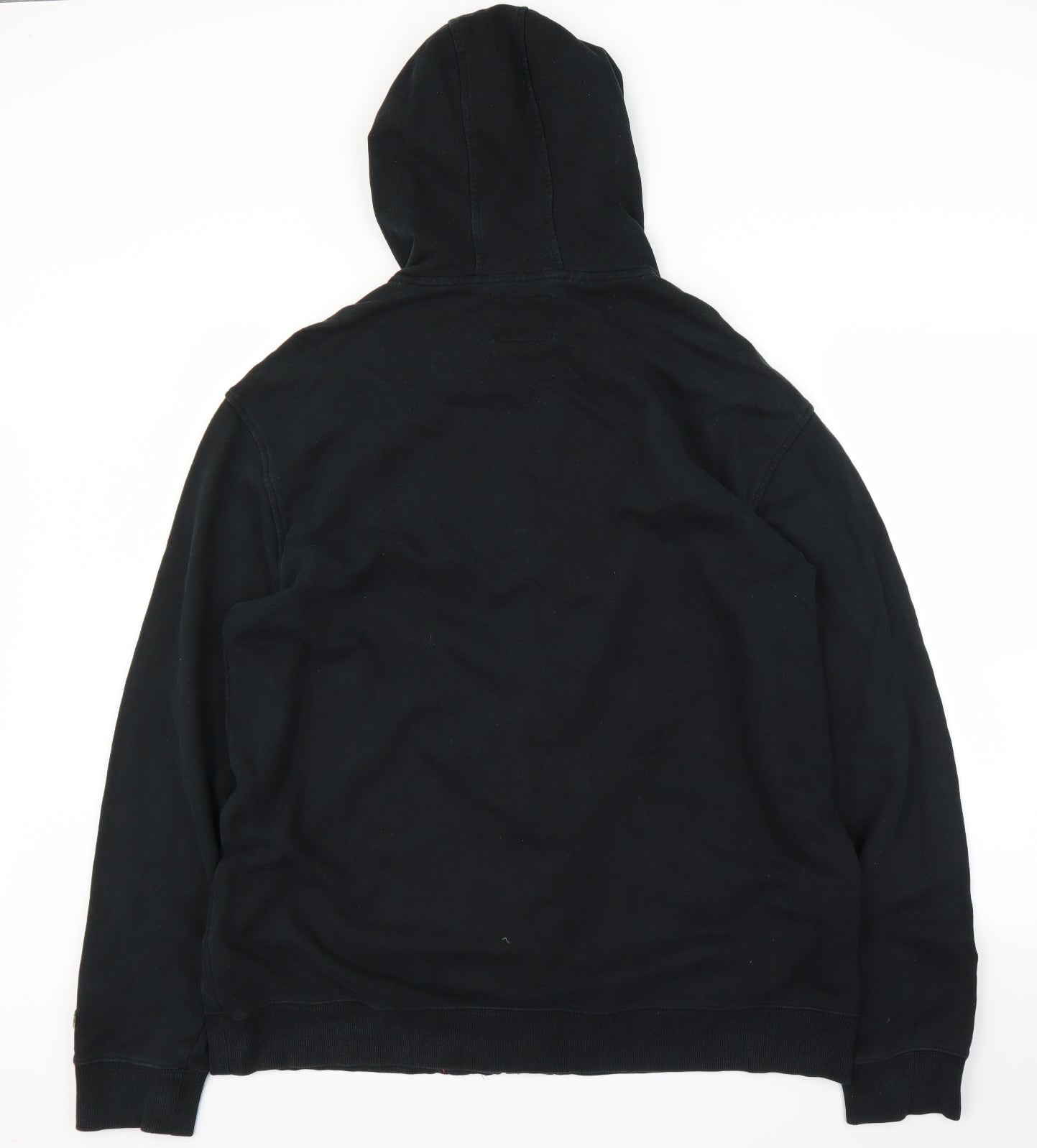 O Mens Black   Full Zip Hoodie Size XL