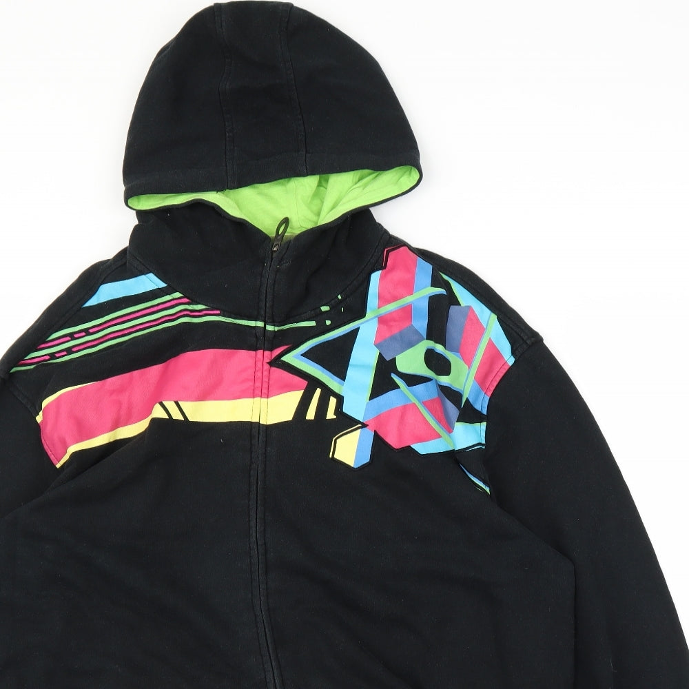 O Mens Black   Full Zip Hoodie Size XL