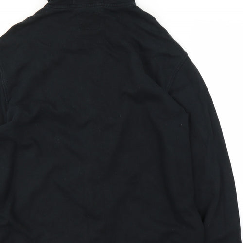 O Mens Black   Full Zip Hoodie Size XL