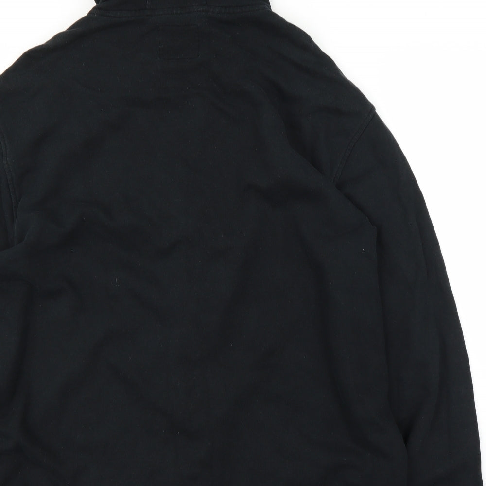 O Mens Black   Full Zip Hoodie Size XL