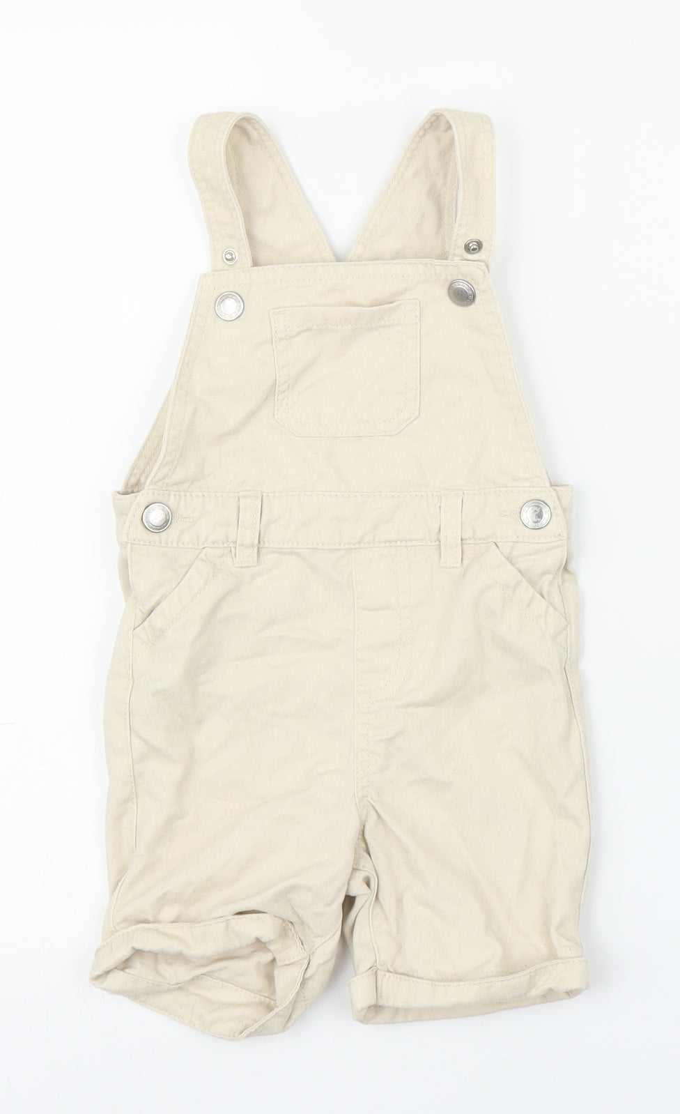 Primark Baby Beige   Dungaree One-Piece Size 18-24 Months