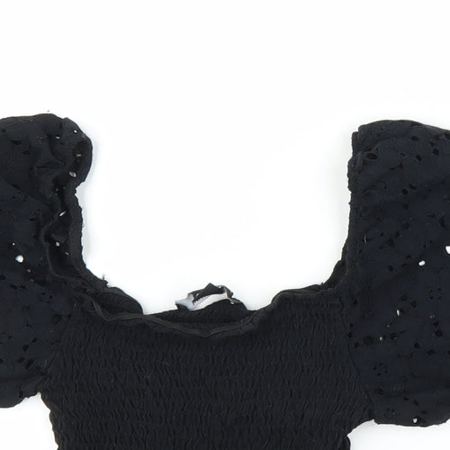 New Look Girls Black   Basic Blouse Size 10 Years