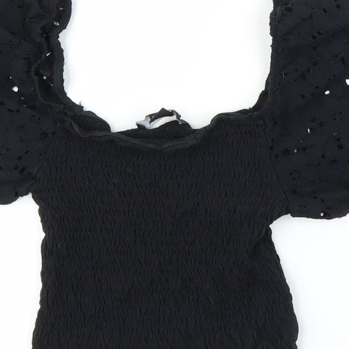 New Look Girls Black   Basic Blouse Size 10 Years