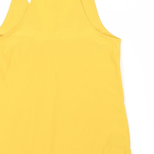 New Look Womens Yellow   Basic Blouse Size 12