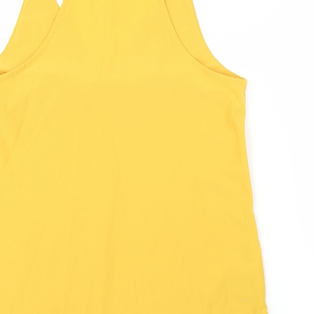 New Look Womens Yellow   Basic Blouse Size 12