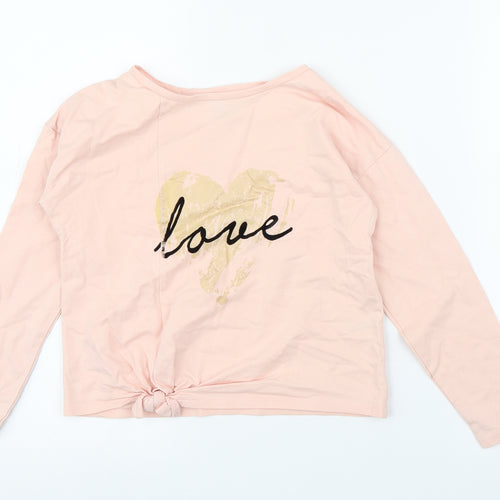 TU Girls Pink   Basic T-Shirt Size 8 Years