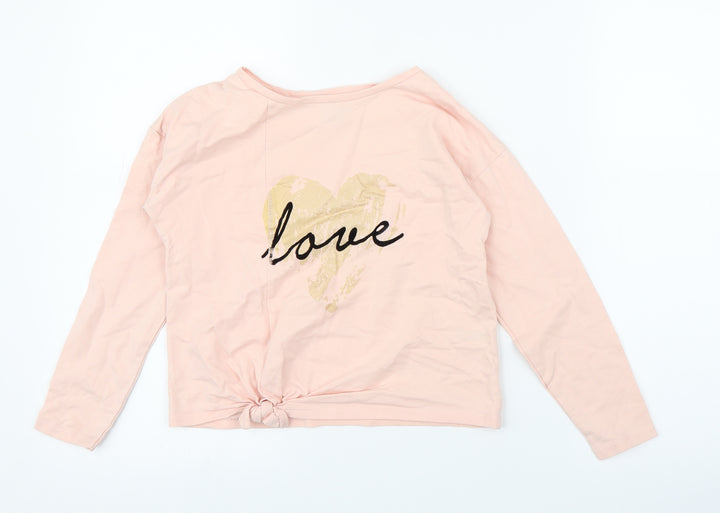 TU Girls Pink Basic T-Shirt Size 8 Years