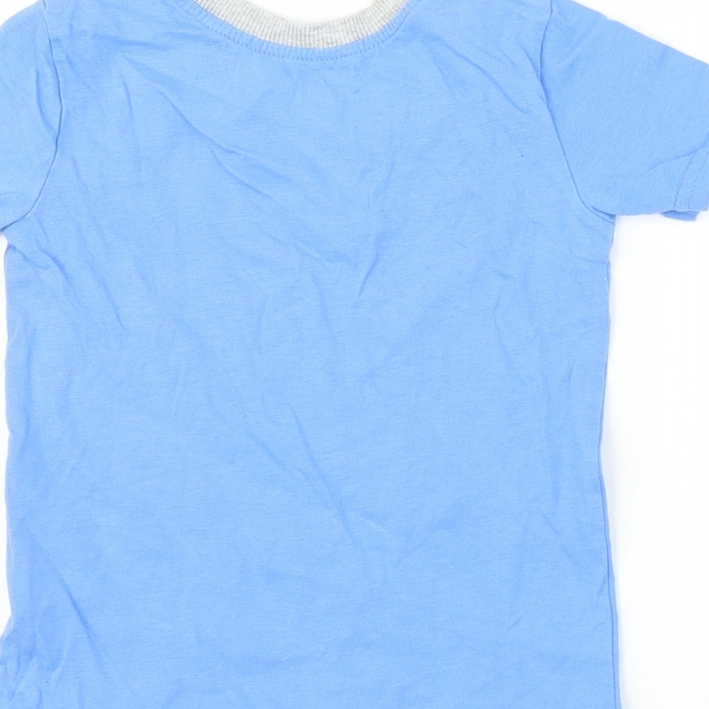 George Boys Blue   Basic T-Shirt Size 9-12 Months