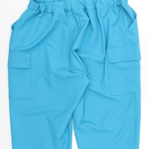 Polkadot Womens Blue   Bermuda Shorts Size 38