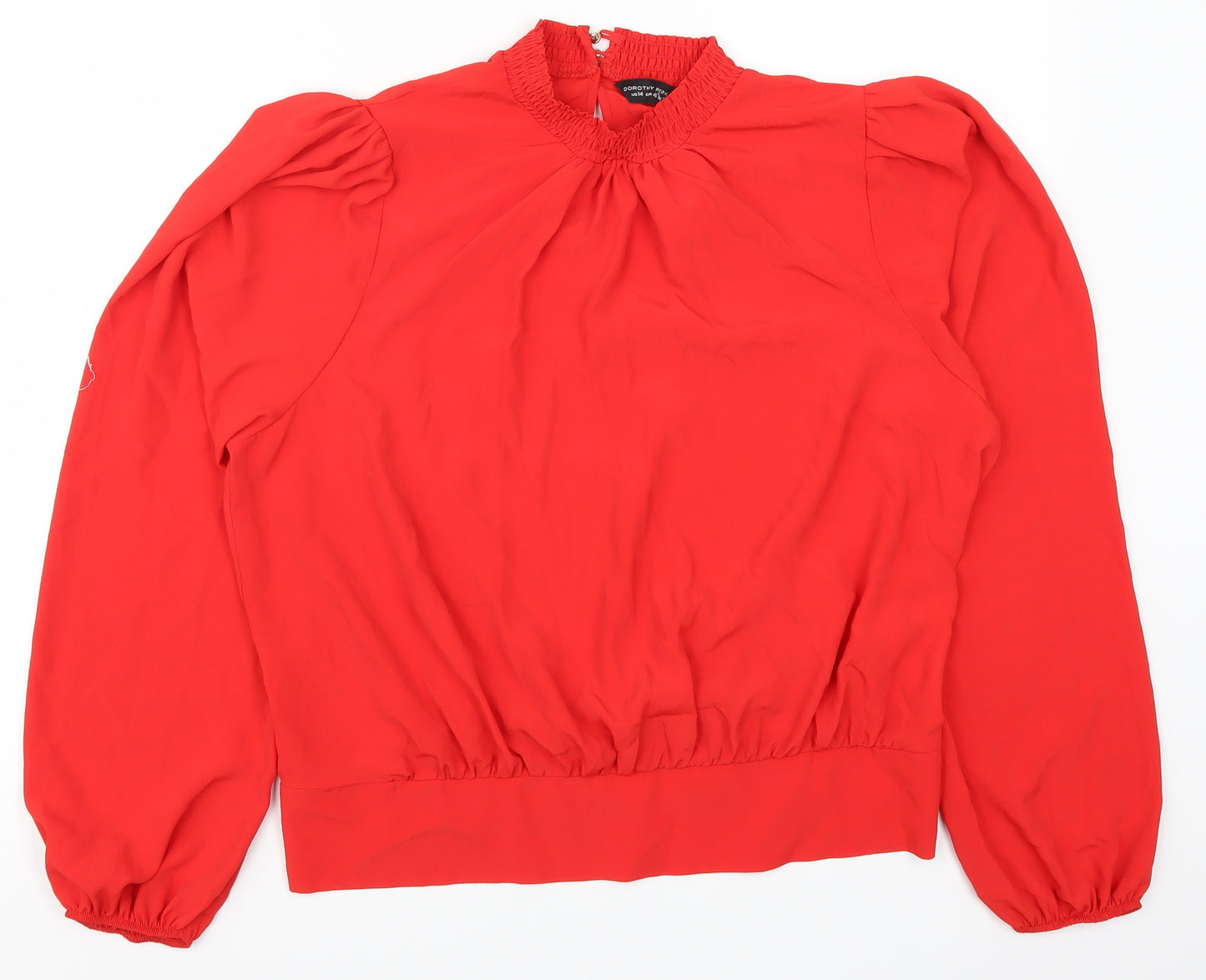 Dorothy Perkins Womens Red   Basic Blouse Size 18
