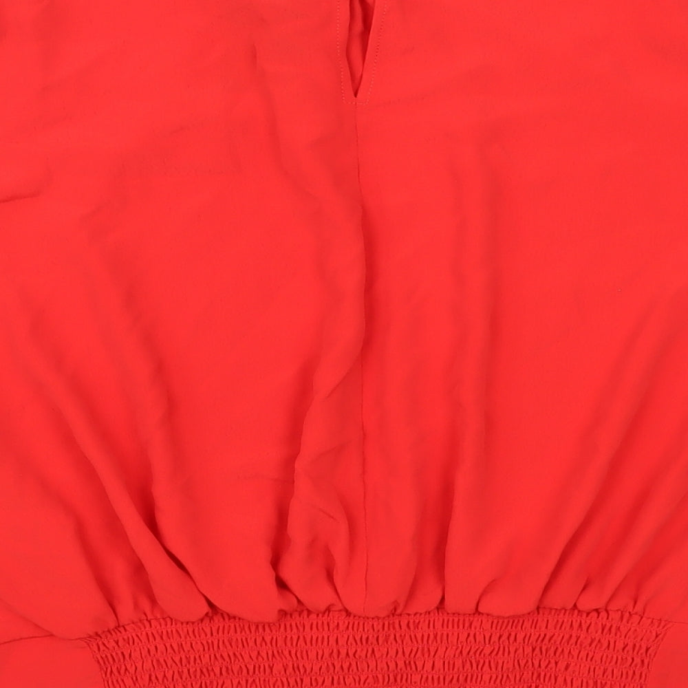Dorothy Perkins Womens Red   Basic Blouse Size 18