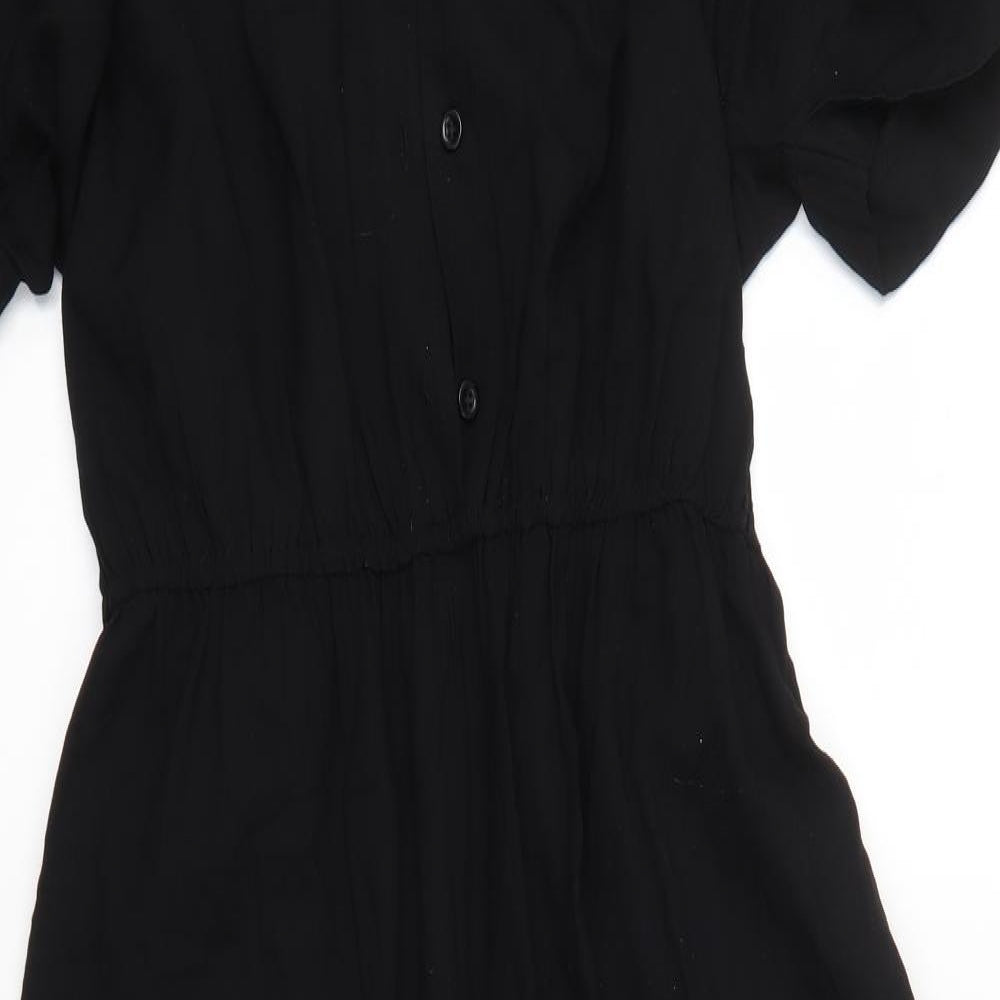 Peacocks Womens Black   Jumpsuit One-Piece Size 18 L27 in