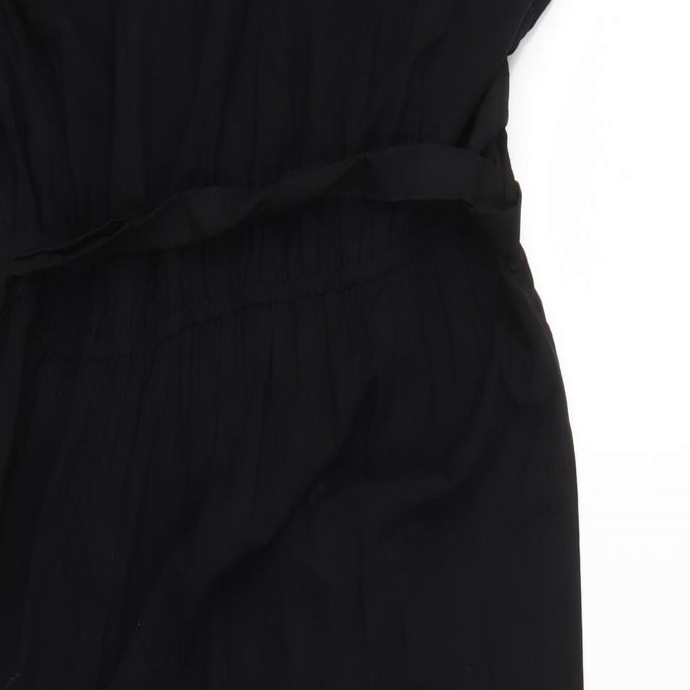 Peacocks Womens Black   Jumpsuit One-Piece Size 18 L27 in