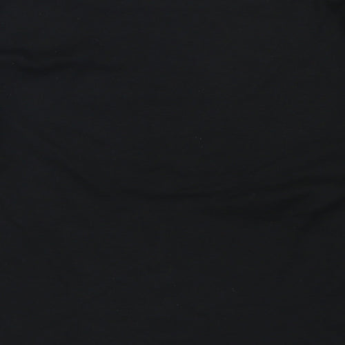 Jan Eva Womens Black   Basic T-Shirt Size 12