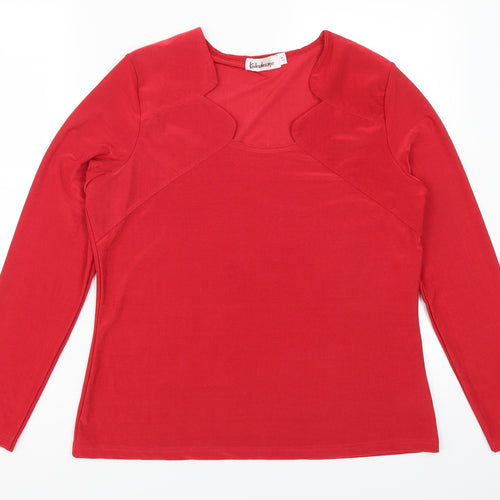 Kaleidoscope Womens Red   Basic T-Shirt Size 14