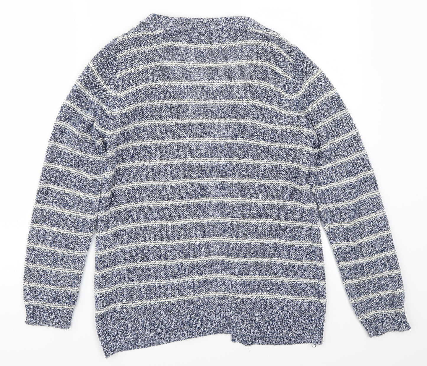 Atmosphere Womens Blue Striped  Cardigan Jumper Size 6