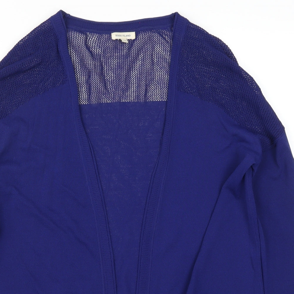 River Island Womens Blue   Cardigan Jumper Size 12