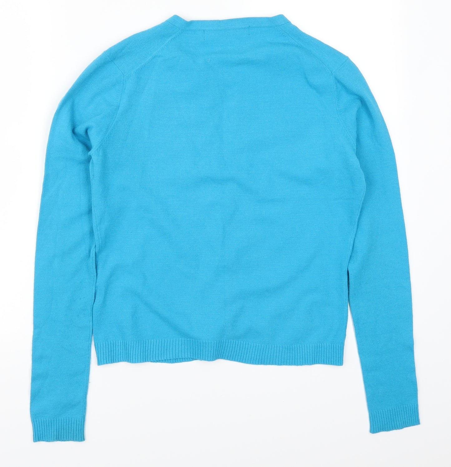 French Connection Womens Blue   Cardigan Jumper Size L