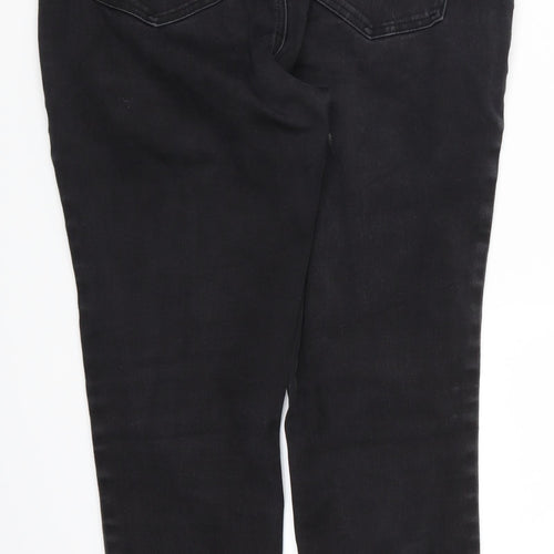 TU Womens Black  Denim Skinny Jeans Size 14 L26 in