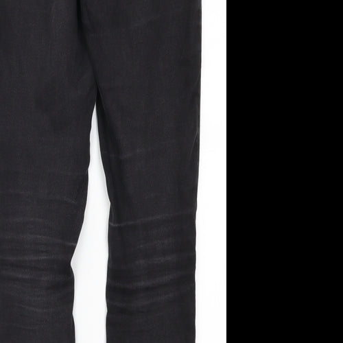 George Womens Black  Denim Jegging Jeans Size 8 L28.5 in