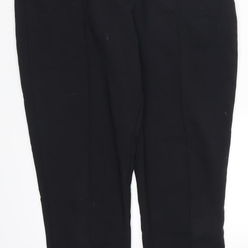Oasis Womens Black   Trousers  Size 12 L24 in