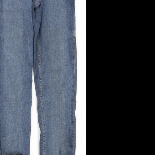 Topshop Womens Blue  Denim Skinny Jeans Size 25 in L26 in
