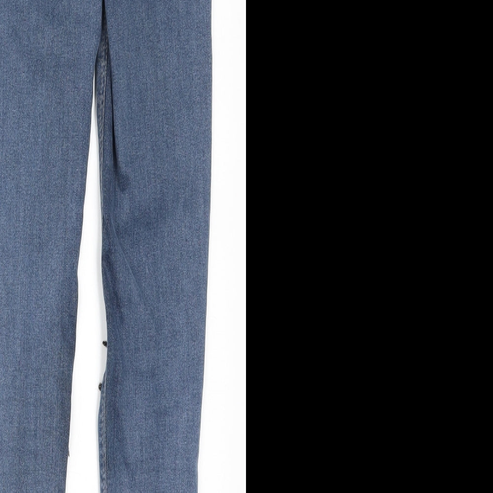 Topshop Womens Blue  Denim Skinny Jeans Size 25 in L26 in