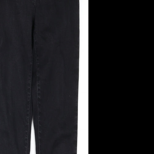 Very Womens Black  Denim Skinny Jeans Size 10 L26.5 in