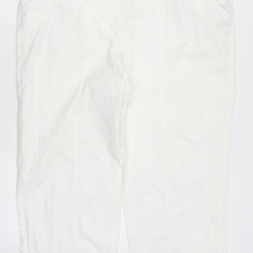 Bonmarché Womens White   Trousers  Size 18 L26 in