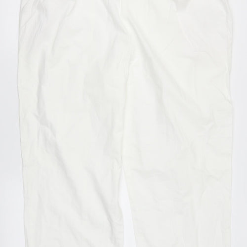 Bonmarché Womens White   Trousers  Size 18 L26 in