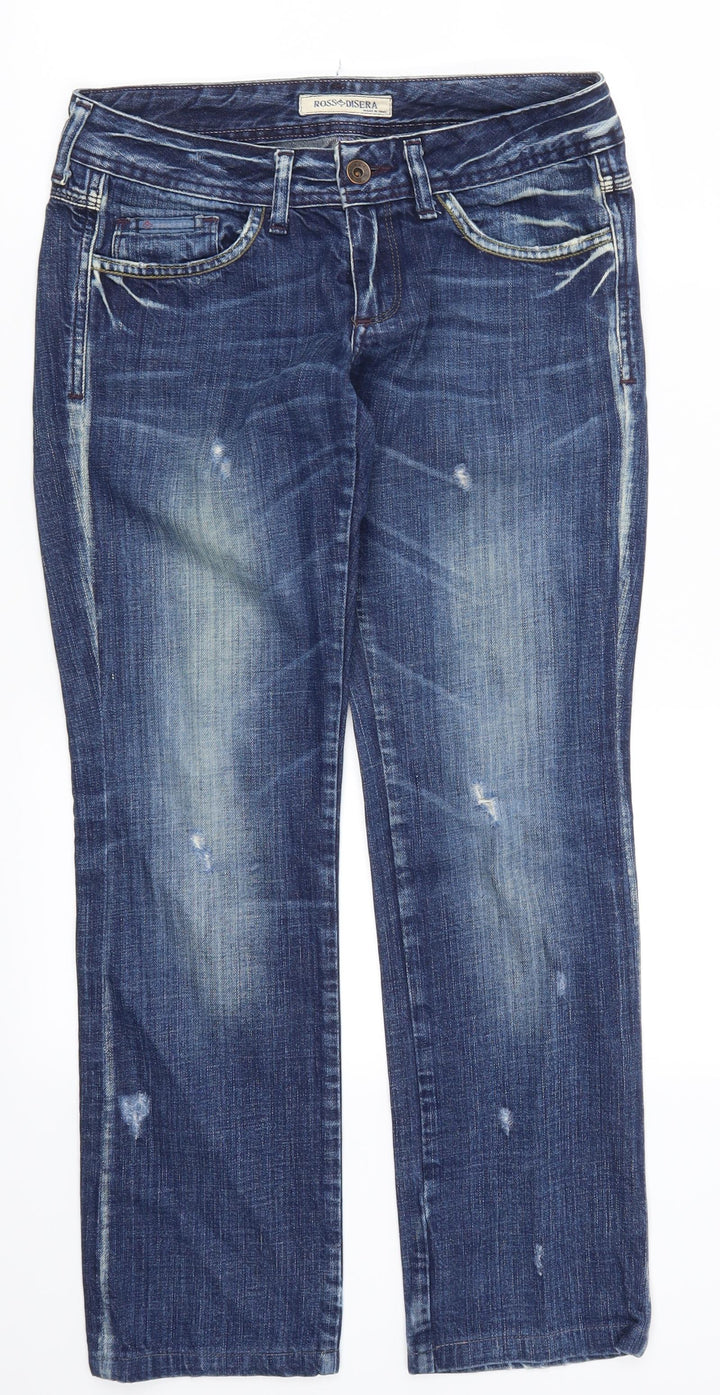 Ross Disera Womens Blue  Denim Skinny Jeans Size 28 in L28 in