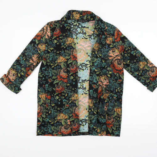 River Island Womens Green Floral  Jacket Blazer Size 10