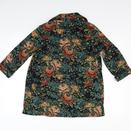 River Island Womens Green Floral  Jacket Blazer Size 10
