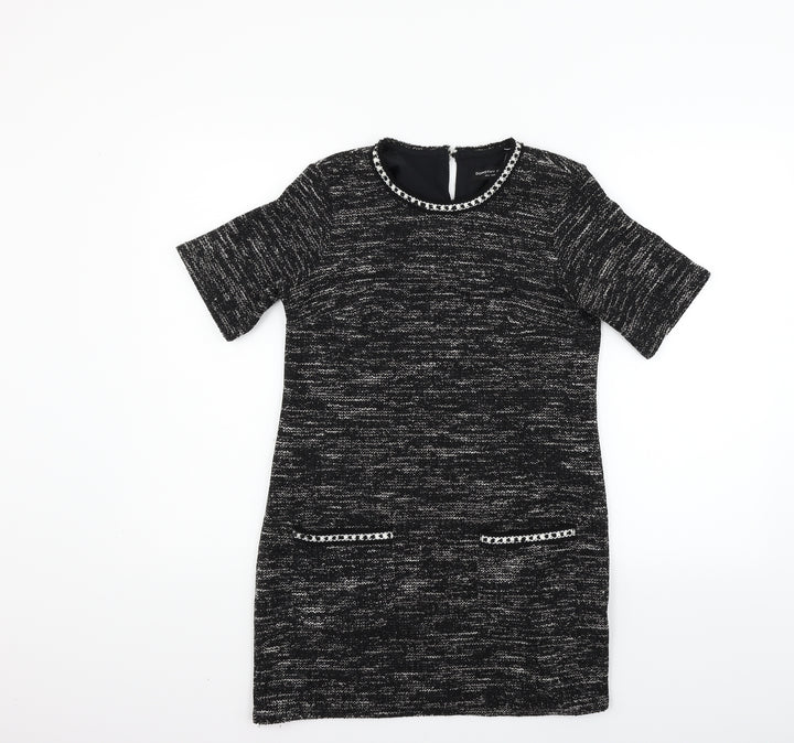 Dorothy Perkins Womens Black   Fit & Flare  Size 8