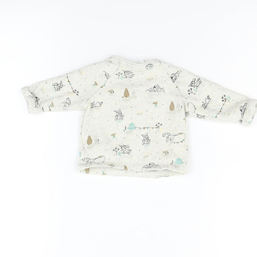 Disney Boys Grey   Pullover Jumper Size 0-3 Months
