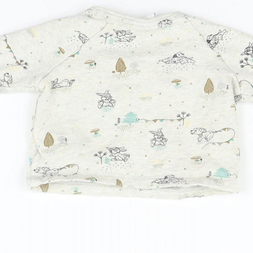 Disney Boys Grey   Pullover Jumper Size 0-3 Months