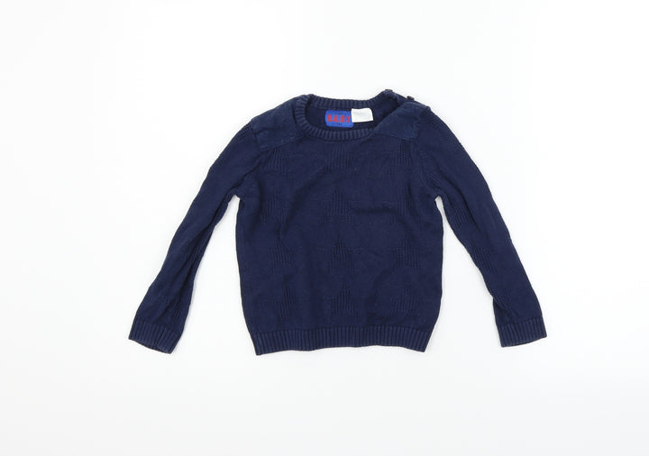 F&F Boys Blue   Pullover Jumper Size 12-18 Months